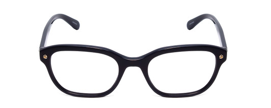 Front View of Coach HC6094 Designer Progressive Lens Prescription Rx Eyeglasses in Gloss Navy Blue Ladies Cateye Full Rim Acetate 54 mm