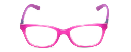 Front View of Vogue KIDS VO2967 Designer Reading Eye Glasses with Custom Cut Powered Lenses in Pink Crystal Purple Green Blue Ladies Square Full Rim Acetate 45 mm