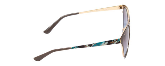 Side View of Vogue 4078S Cateye Sunglasses Grey Gold Blue Black/Brown Grey Blue Gradient 53mm