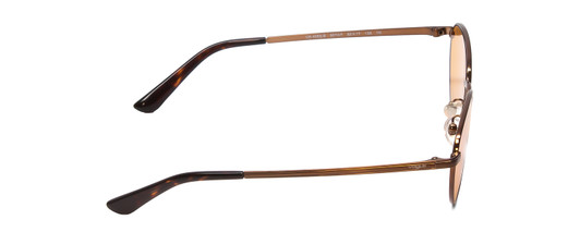 Side View of Vogue Gigi Hadid VO4082S Women Oval Sunglasses in Copper Brown/Amber Orange 53mm