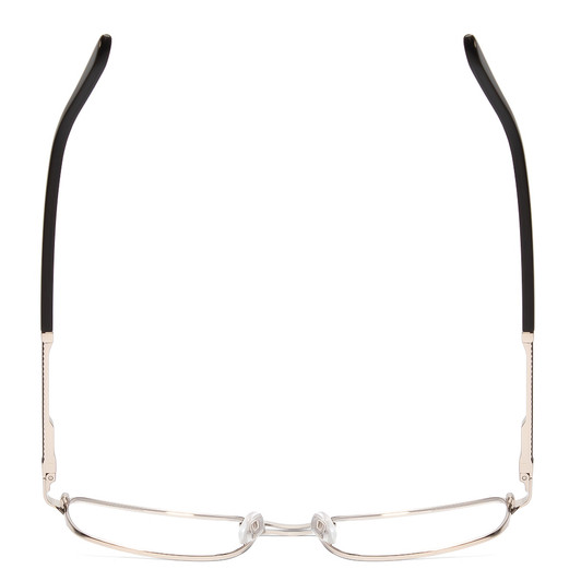 Top View of Scott & Zelda SZ7454 Unisex Designer Reading Glasses in Matte Black Silver 55 mm