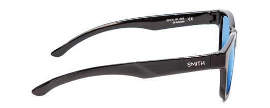 Smith Lowdown Slim 2 Sunglasses Gloss Black/Chromapop Polarized Blue Mirror 53mm