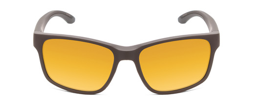 Front View of Smith Basecamp Sunglasses Gravy Grey/Chromapop Polarized Bronze Gold Mirror 58mm