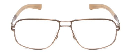 Front View of Porsche Designs P8193-B Designer Bi-Focal Prescription Rx Eyeglasses in Titanium Grey Unisex Oval Full Rim Titanium 58 mm