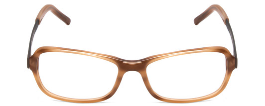 Front View of Porsche Designs P8207-C Designer Bi-Focal Prescription Rx Eyeglasses in Light Brown Unisex Cateye Full Rim Acetate 53 mm