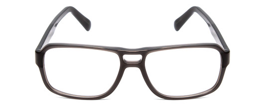 Front View of Porsche Designs P8217-C Unisex Reading Glasses in Light Grey Carbon Fiber 56 mm