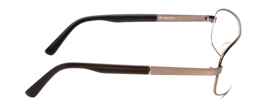 Side View of Porsche Designs P8225-D Unisex Oval Designer Reading Glasses in Olive Green 60mm