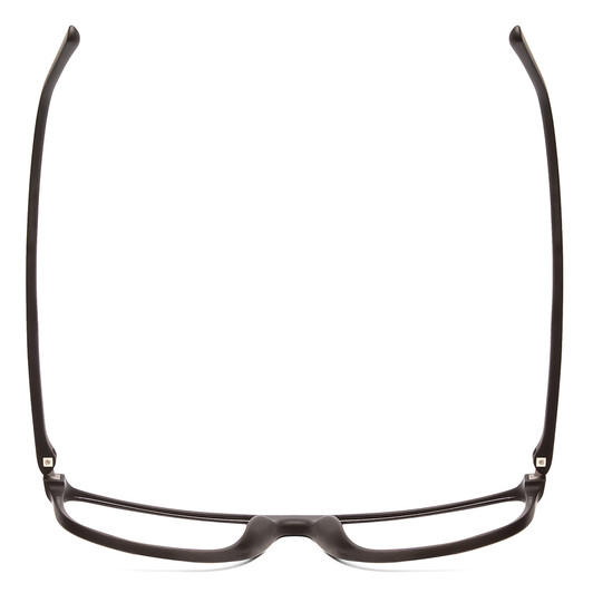 Top View of Porsche Designs P8278-A Designer Single Vision Prescription Rx Eyeglasses in Matte Grey Unisex Square Full Rim Acetate 56 mm