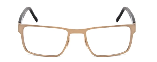 Front View of Porsche Designs P8292-D Designer Progressive Lens Prescription Rx Eyeglasses in Satin Olive Green Black Unisex Square Full Rim Metal 54 mm