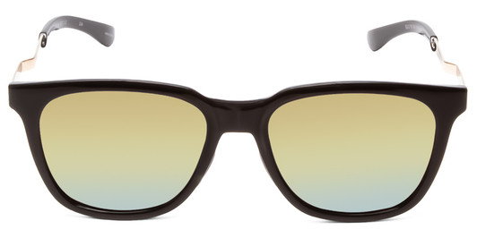 Smith Roam Sunglasses Gloss Black Silver/CP Polarized Opal Blue Green Mirror 53mm