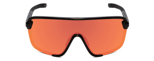 Smith Bobcat Oversize Semi-Rimless Sunglasses in Black/CP Red Mirror&Clear 150mm