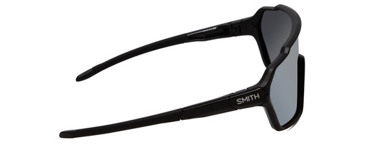 Smith Shift MAG Wrap Semi-Rimless Sunglass Black/CP Platinum Mirror&Clear 136 mm