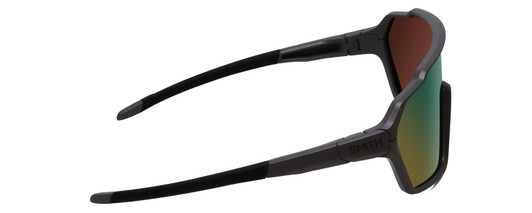 Smith Shift MAG Wrap .5-Rimless Sunglass Cement Grey/CP Green Mirror&Clear 136mm