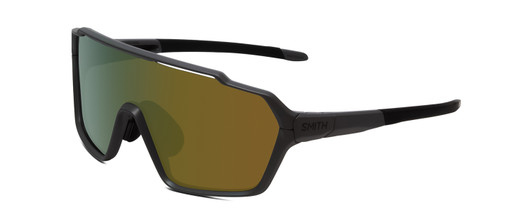 Smith Shift MAG Wrap .5-Rimless Sunglass Cement Grey/CP Green Mirror&Clear 136mm