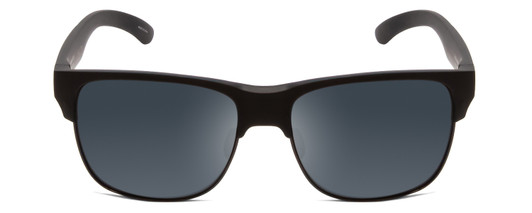 Front View of Smith Lowdown Split Unisex Classic Sunglasses in Black/ChromaPop Polarized 56 mm