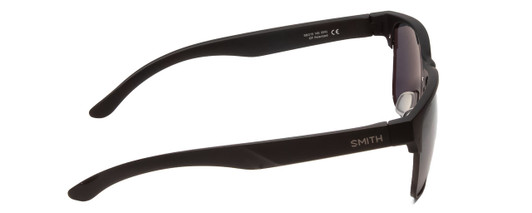 Smith Lowdown Split Semi-Rimless Sunglasses in Black & ChromaPop Polarized black