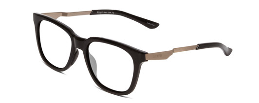 Profile View of Smith Optics Roam Designer Bi-Focal Prescription Rx Eyeglasses in Gloss Black Unisex Classic Full Rim Acetate 53 mm