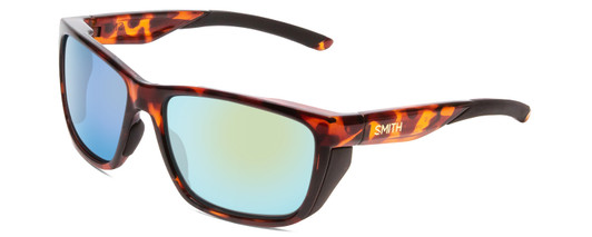 Smith Longfin Sunglasses in Tortoise/ChromaPop Glass Polarized Green Mirror 59mm