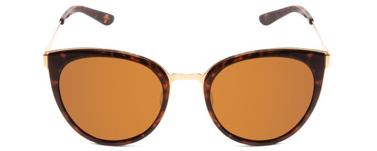 Front View of Smith Somerset Ladies Cateye Sunglasses Tortoise/ChromaPop Polarized Brown 53 mm
