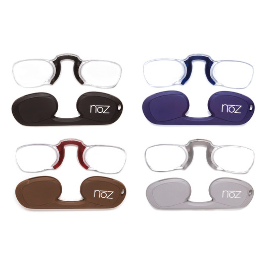 Noz Armless Nose Resting Reading Glasses&Case For Men&Women Compact Pocket Size Group Photo