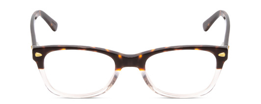 Front View of Ernest Hemingway H4606 Unisex Cateye Eyeglasses Tortoise Brown Clear 2 Tone 51mm