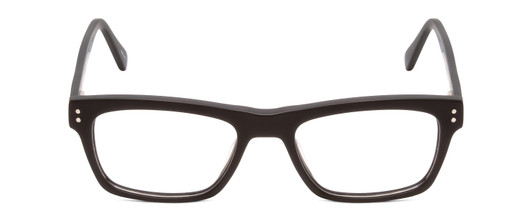 Front View of Ernest Hemingway 4665 Unisex Cateye Acetate Designer Eyeglasses Matte Black 53mm