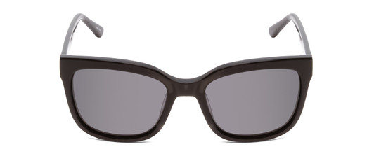 Front View of Ernest Hemingway H4736 Unisex Cateye Designer Sunglasses in Black&Blue/Grey 53mm
