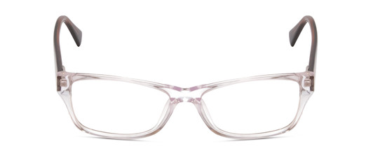 Front View of Ernest Hemingway H4805 Ladies Cateye Eyeglasses Crystal/Red Brown Tortoise 52 mm