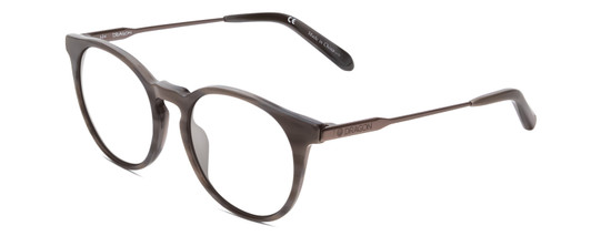 Profile View of Dragon Alliance DR520S LL HYPE Designer Blue Light Blocking Eyeglasses in Slate Wood Marble Grey Unisex Classic Full Rim Acetate 51 mm