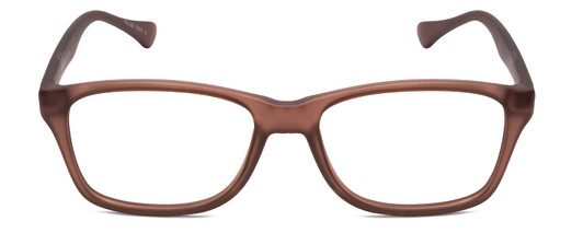 Front View of Gotham Style 237 Designer Single Vision Prescription Rx Eyeglasses in Matte Grey Unisex Classic Full Rim Acetate 55 mm