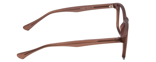 Side View of Gotham Style 237 Designer Bi-Focal Prescription Rx Eyeglasses in Matte Grey Unisex Classic Full Rim Acetate 55 mm