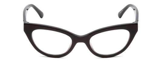Front View of GANT GA4100 Designer Progressive Lens Prescription Rx Eyeglasses in Gloss Black Ladies Cateye Full Rim Acetate 51 mm