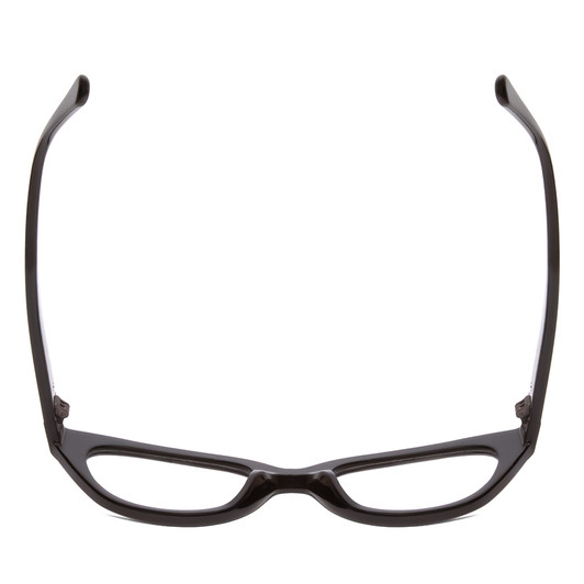 Top View of GANT GA4100 Designer Progressive Lens Prescription Rx Eyeglasses in Gloss Black Ladies Cateye Full Rim Acetate 51 mm