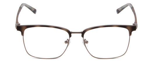 Front View of Ernest Hemingway H4904 Designer Progressive Lens Prescription Rx Eyeglasses in Matte Grey Tortoise Havana/Gun Metal Unisex Cateye Full Rim Acetate 55 mm