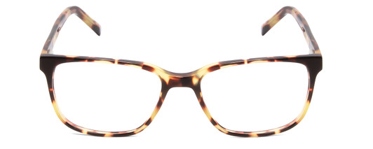 Front View of Ernest Hemingway H4905 Designer Single Vision Prescription Rx Eyeglasses in Antique Yellow Brown Tortoise Havana Ladies Classic Full Rim Acetate 53 mm
