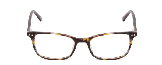 Front View of Ernest Hemingway H4808 Ladies Cateye Eyeglasses in Brown Yellow Gold Marble 52mm
