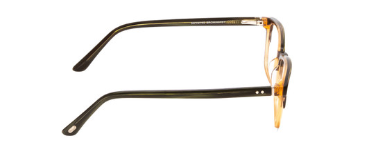 Side View of Ernest Hemingway 4811 Unisex Cateye Eyeglasses Brown/Beige Clear Mist Layer 53mm