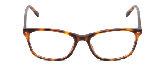 Front View of Ernest Hemingway H4815 Ladies Cateye Eyeglasses Amber Brown Tortoise Havana 52mm