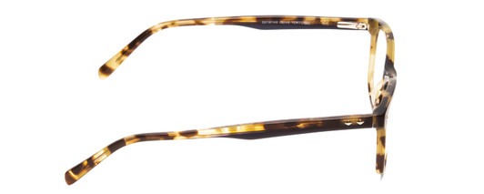 Side View of Ernest Hemingway H4815 Designer Single Vision Prescription Rx Eyeglasses in Olive Green Brown Tortoise Havana Ladies Cateye Full Rim Acetate 52 mm