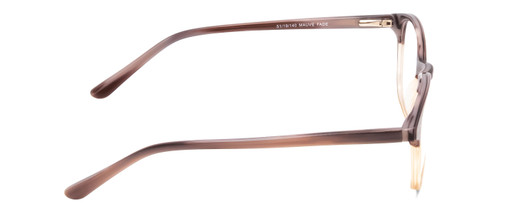 Side View of Ernest Hemingway H4830 Designer Bi-Focal Prescription Rx Eyeglasses in Mauve Purple Plum Marble/Beige Crystal Fade Ladies Cateye Full Rim Acetate 51 mm