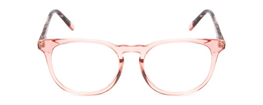Front View of Ernest Hemingway H4840 Cateye Eyeglasses Pink Crystal/Rose Glitter Tortoise 50mm