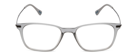 Front View of Ernest Hemingway H4846 Unisex Cateye Eyeglasses in Grey Crystal Black Metal 53mm