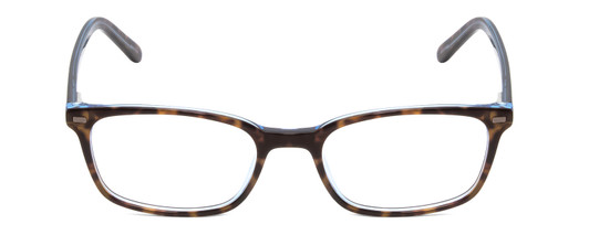 Front View of Ernest Hemingway H4852 Unisex Eyeglasses Blue Crystal Yellow Brown Tortoise 51mm