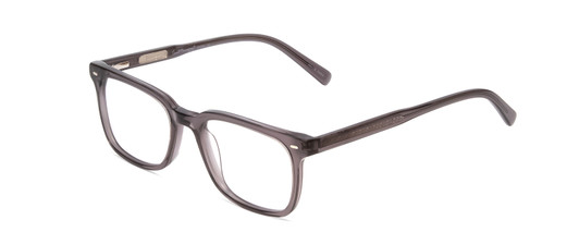 Profile View of Ernest Hemingway H4854 Designer Progressive Lens Blue Light Blocking Eyeglasses in Grey Smoke Crystal  Unisex Cateye Full Rim Acetate 51 mm