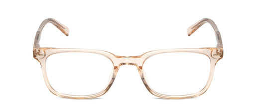 Front View of Ernest Hemingway 4854 Unisex Cateye Eyeglasses in Wheat Brown Cystal Silver 54mm