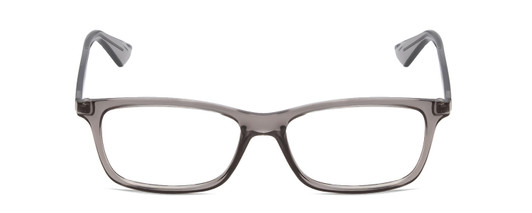 Front View of Ernest Hemingway H4857 Designer Progressive Lens Prescription Rx Eyeglasses in Shiny Shadow Grey Crystal Unisex Cateye Full Rim Acetate 53 mm