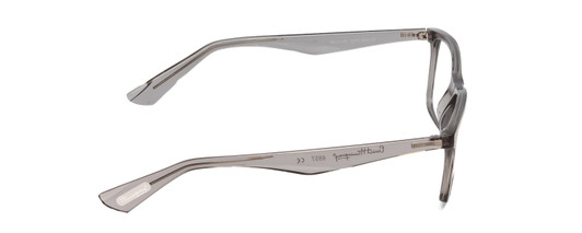 Side View of Ernest Hemingway H4857 Designer Progressive Lens Prescription Rx Eyeglasses in Shiny Shadow Grey Crystal Unisex Cateye Full Rim Acetate 56 mm