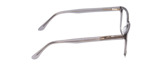 Side View of Ernest Hemingway H4860 Designer Reading Eye Glasses with Custom Cut Powered Lenses in Grey Blue Crystal Unisex Cateye Full Rim Acetate 52 mm