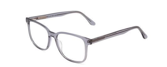Profile View of Ernest Hemingway H4860 Designer Blue Light Blocking Eyeglasses in Grey Blue Crystal Unisex Cateye Full Rim Acetate 52 mm