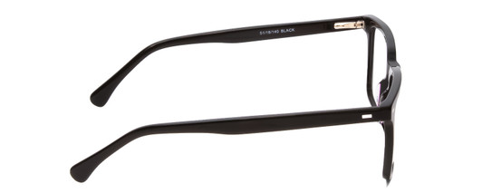 Side View of Ernest Hemingway 4866 Unisex Cateye Eyeglasses in Gloss Black/Silver Accent 51mm